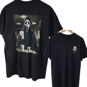 NWOT Ghost Face Coffee Slay All Day T-Shirt Large